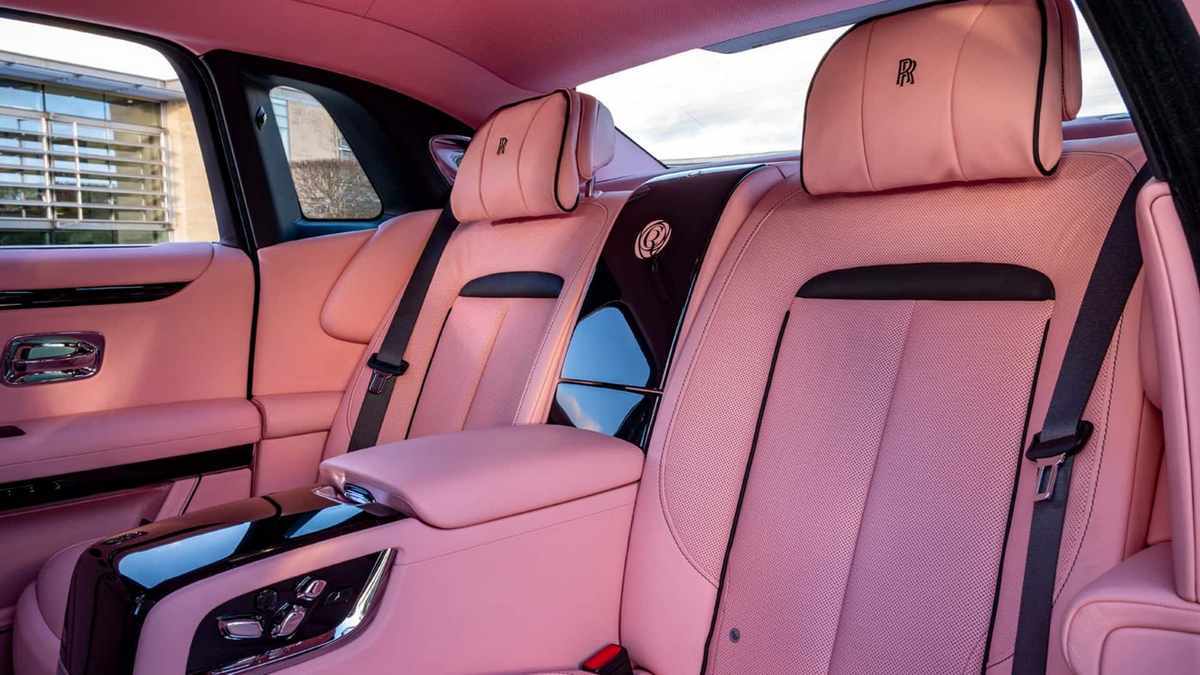 Because a 400000 Rolls Royce Ghost was too ordinary  This glamorous  influencer got Rolls Royce to create a oneoff paint to match her  personality and then craft a bespoke car using