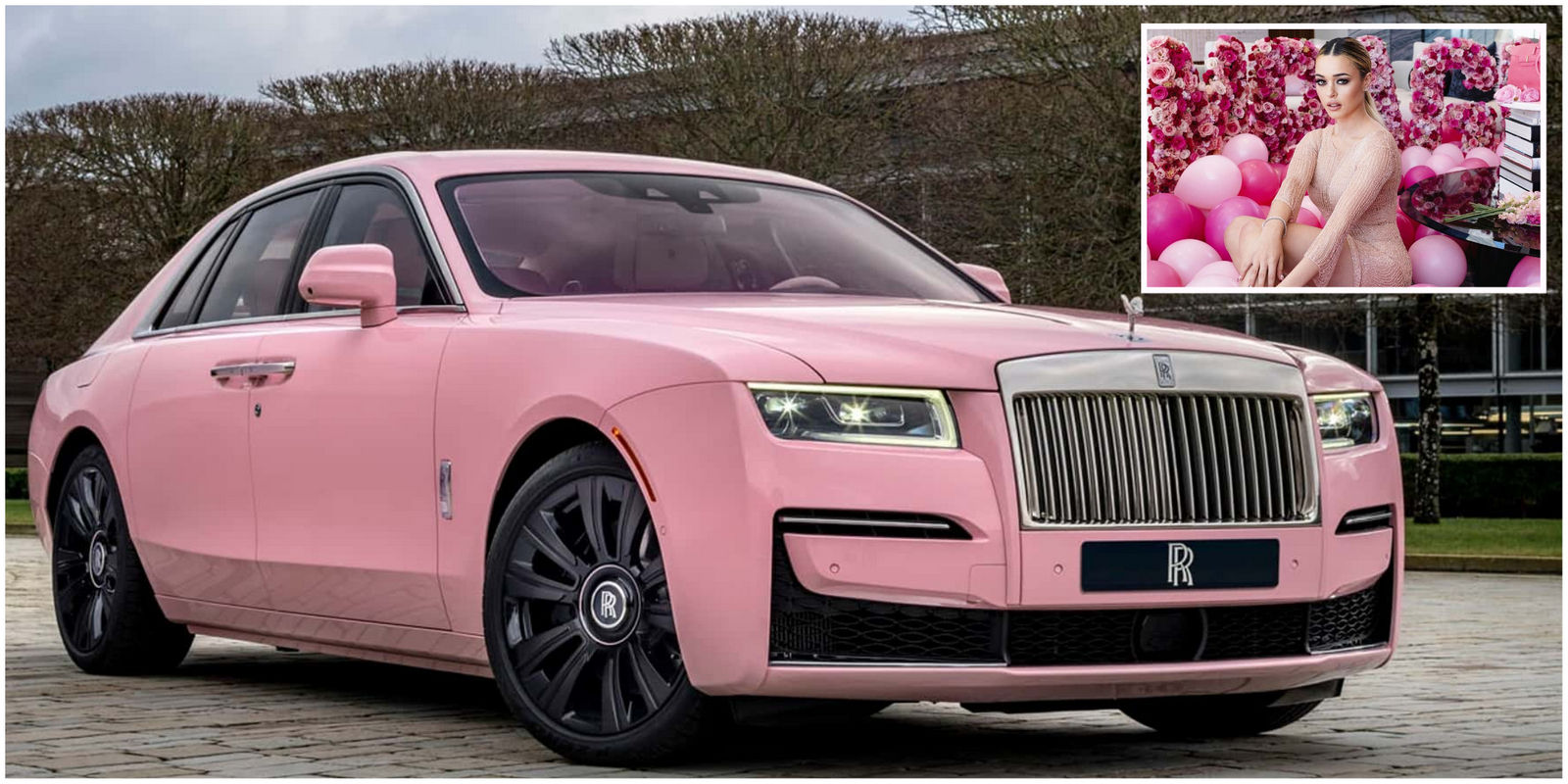 Because a $400,000 Rolls Royce Ghost was too ordinary - This glamorous  influencer got Rolls Royce to create a one-off paint to match her  personality and then craft a bespoke car using
