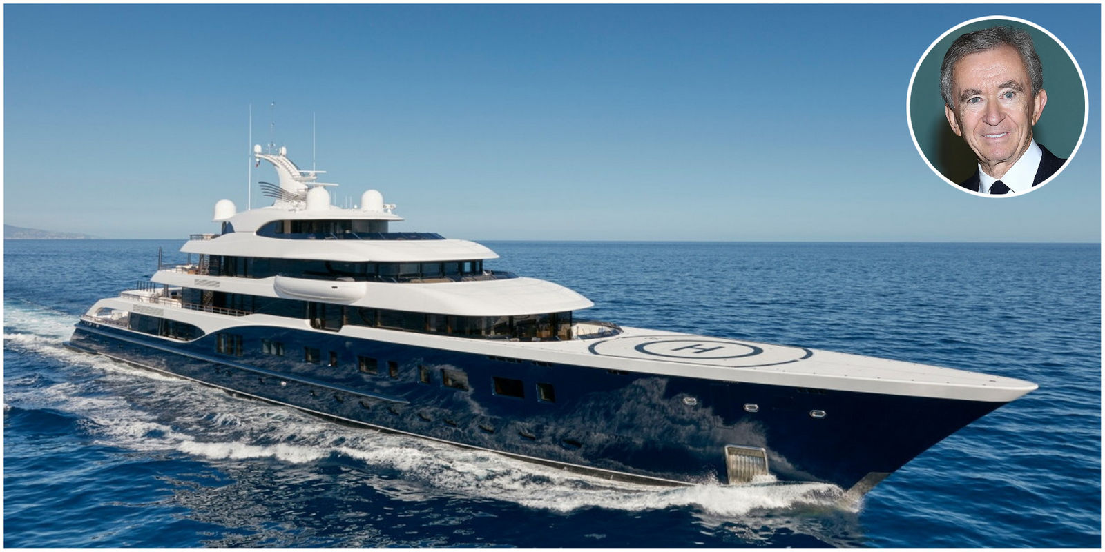 LVMH CEO Bernard Arnault's $150 million superyacht was denied