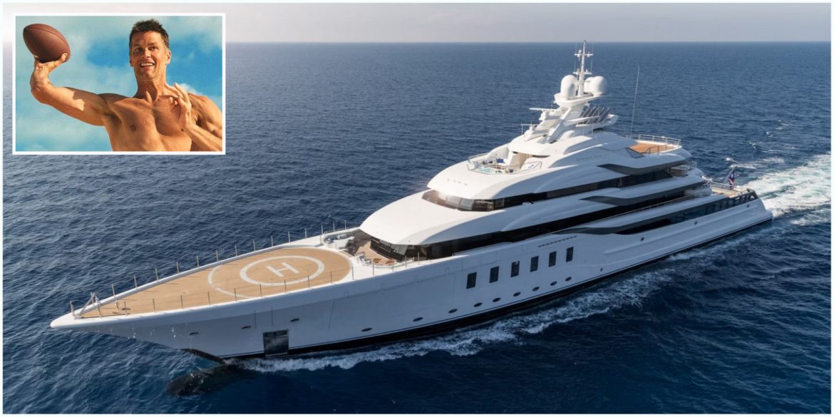Tom Brady boarded this $300 million superyacht and knocked down Mr