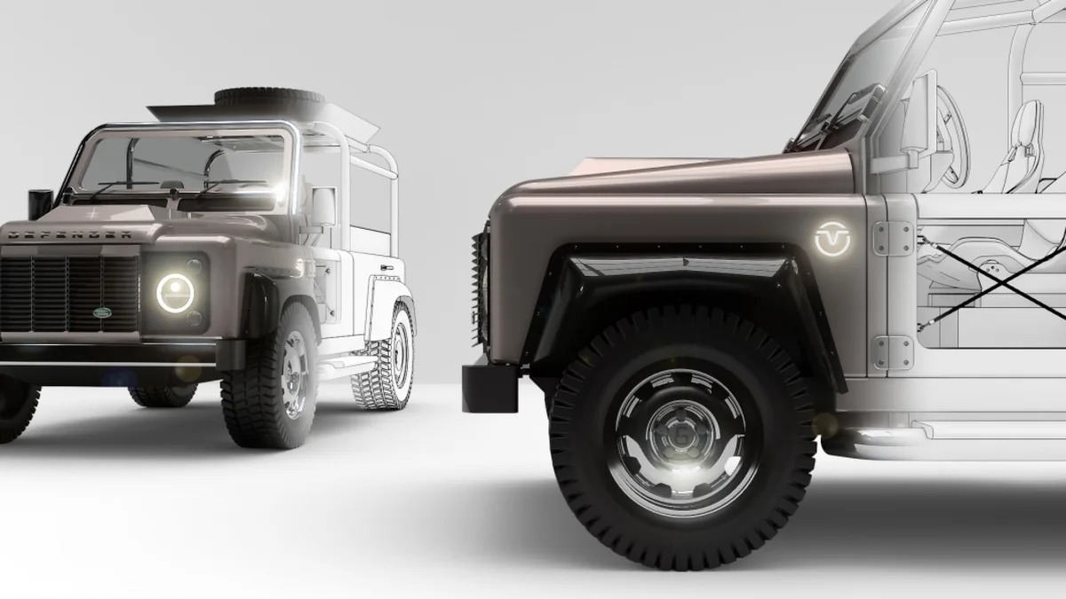 The perfect billionaire’s toy: Everrati has revealed the first-of-its-kind electric Shore Tender built from a classic Land Rover Defender