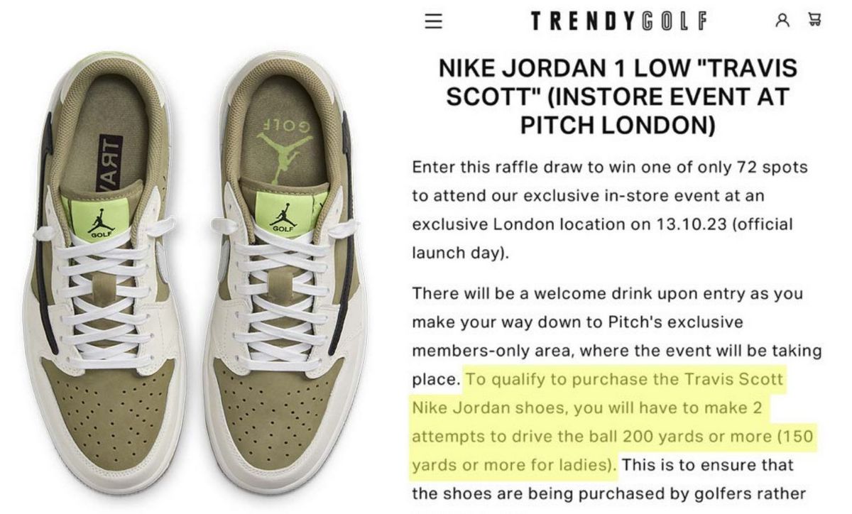 Travis Scott Wants You To Golf With Air Jordans