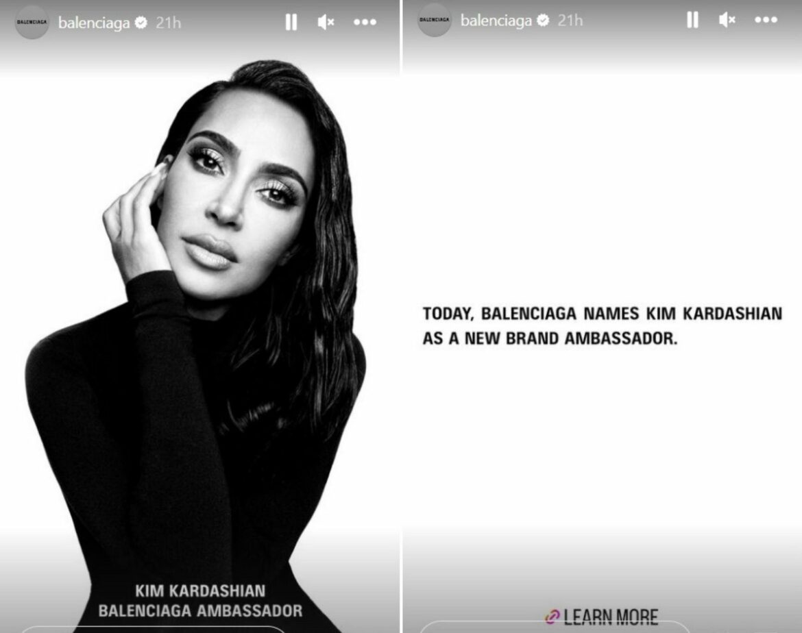 Kim Kardashian is Balenciaga's latest brand ambassador