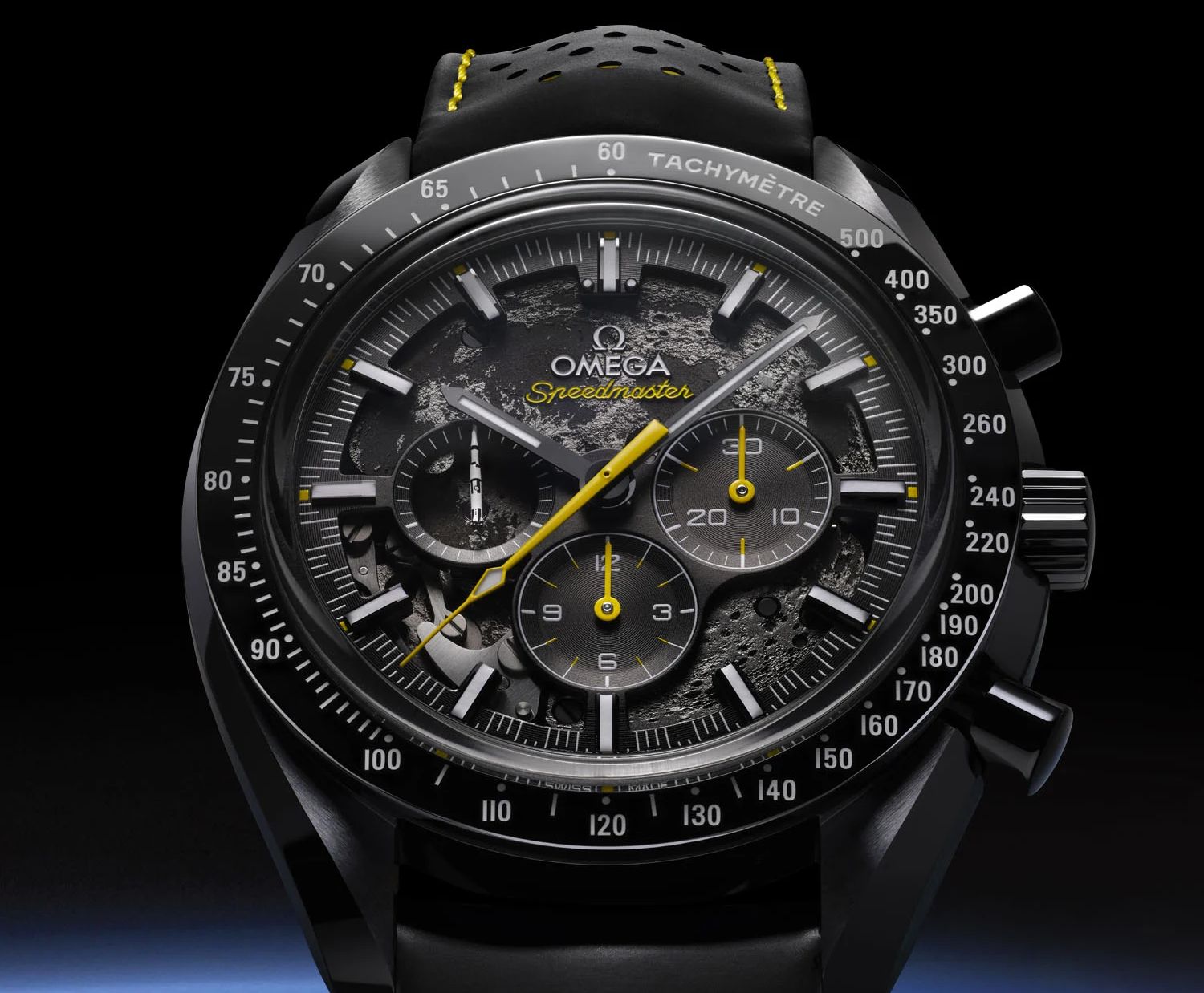 Omega has updated the Speedmaster Dark Side of the Moon