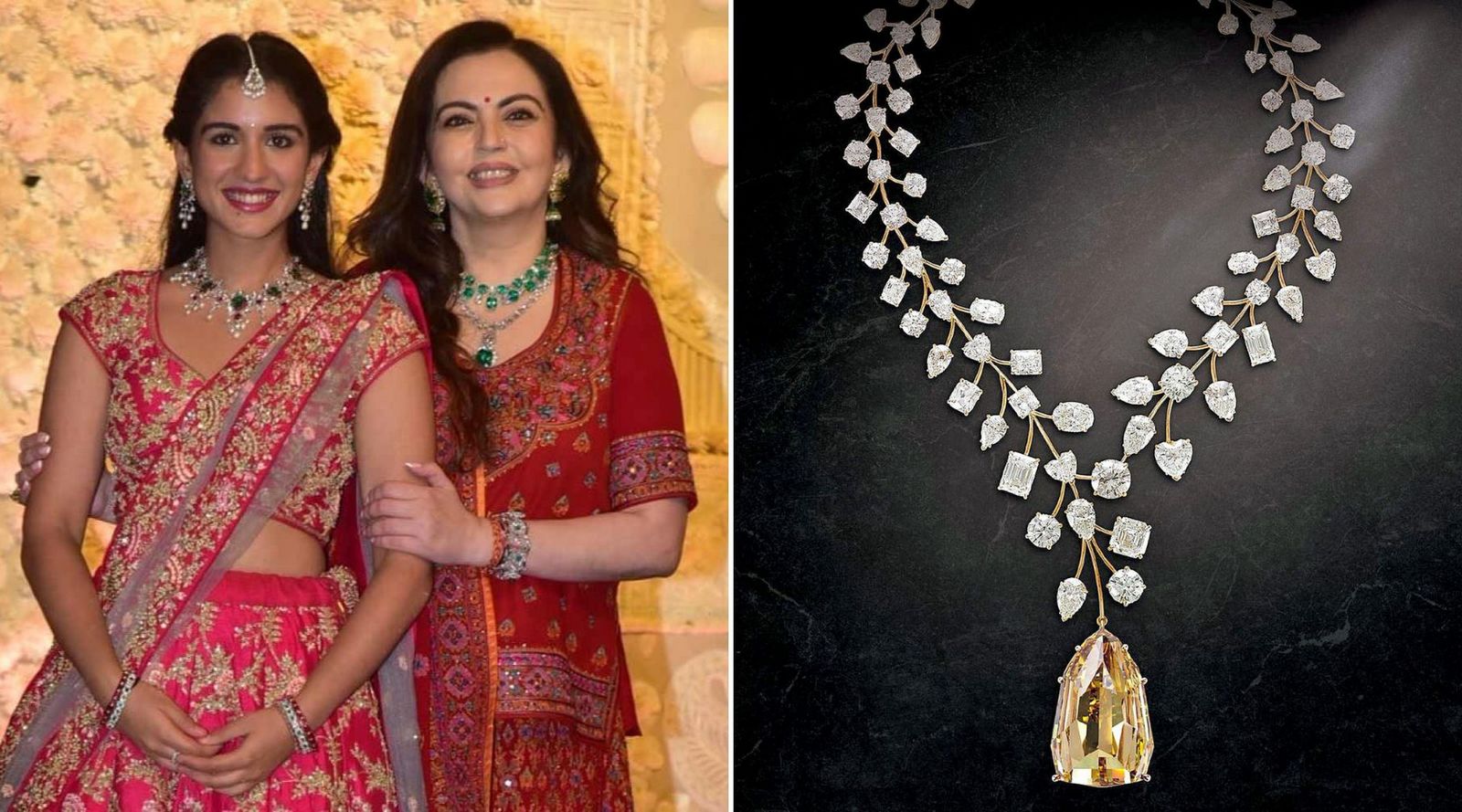 Nita, the wife of Asia's richest man Mukesh Ambani, gifted her  daughter-in-law Shloka the worlds most expensive necklace the $55 million  L'Incomparable. Will she out do herself with an even more extravagant