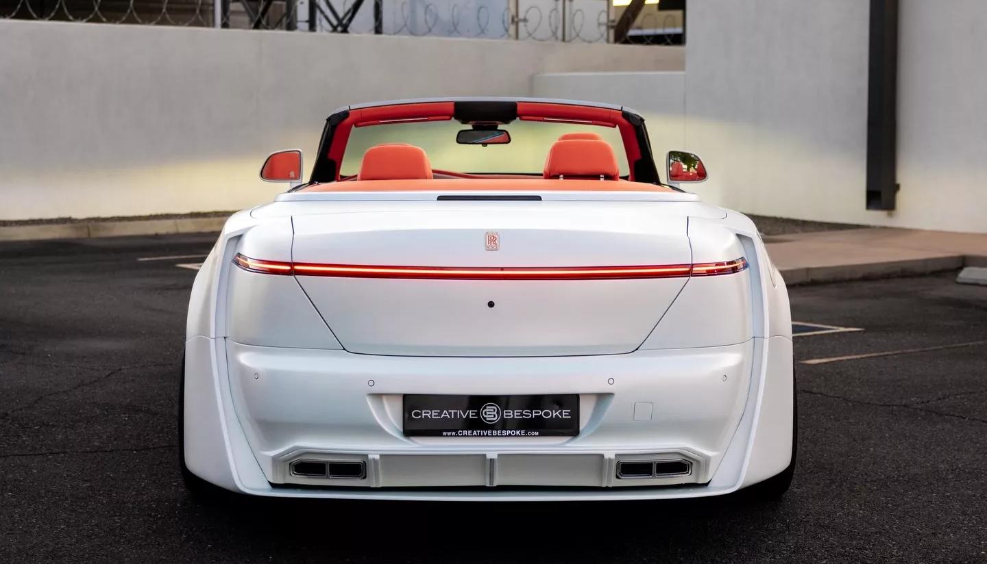 Tacky even for a crypto bro - This Dubai tuner has turned the Rolls-Royce  Dawn into a 25-car science experiment, swapping chrome for a 3D-printed  white grille and ending with a LED