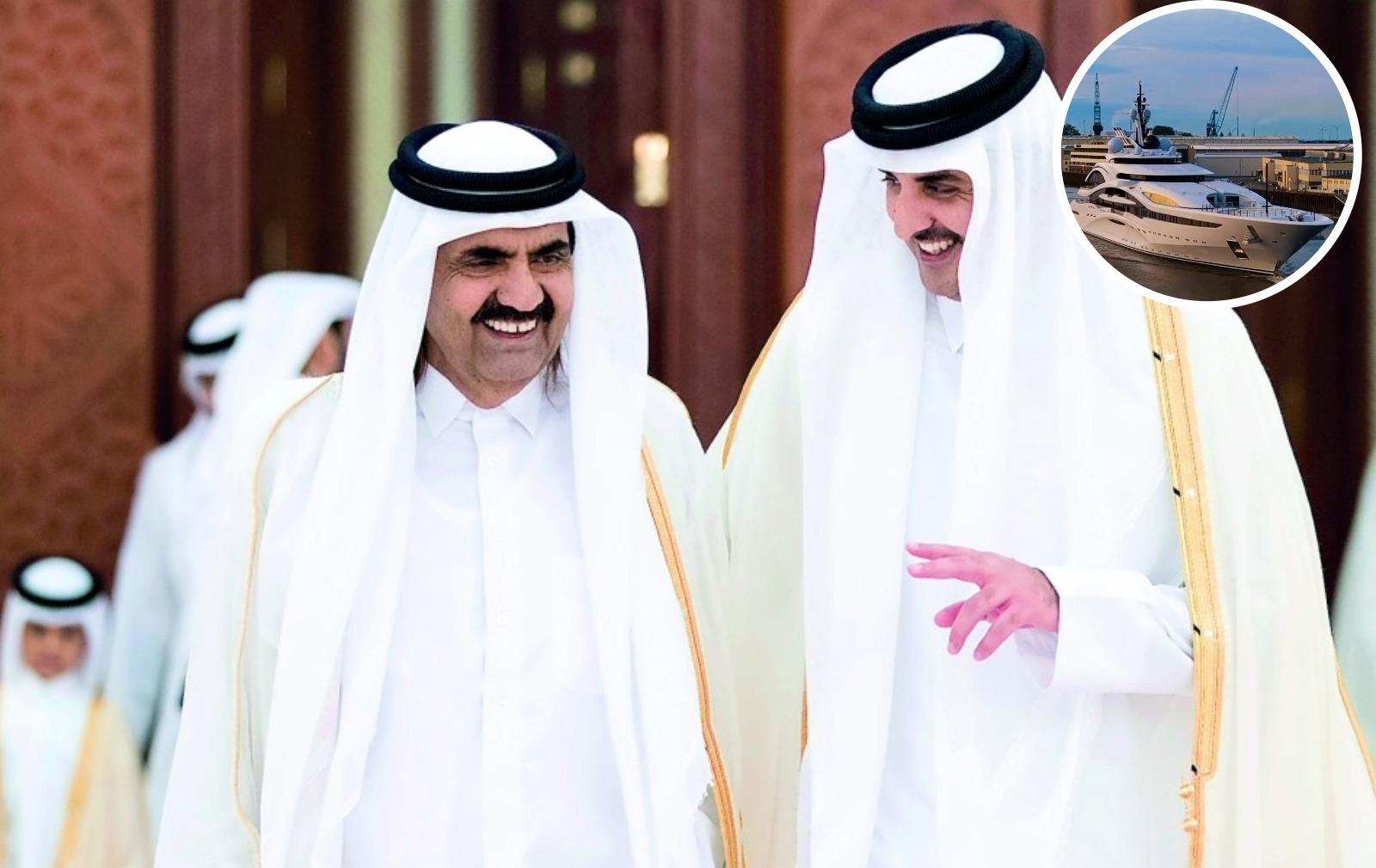 Following his donation of a plush 747 jet to the U.S., the affluent Emir of Qatar has invested over million in a seven-month renovation of his 404-foot superyacht. The 0 million vessel has now topped off her 500,000-liter fuel tanks in preparation for her next voyage. Following his donation of a plush 747 jet to the U.S., the affluent Emir of Qatar has invested over million in a seven-month renovation of his 404-foot superyacht. The 0 million vessel has now topped off her 500,000-liter fuel tanks in preparation for her next voyage.