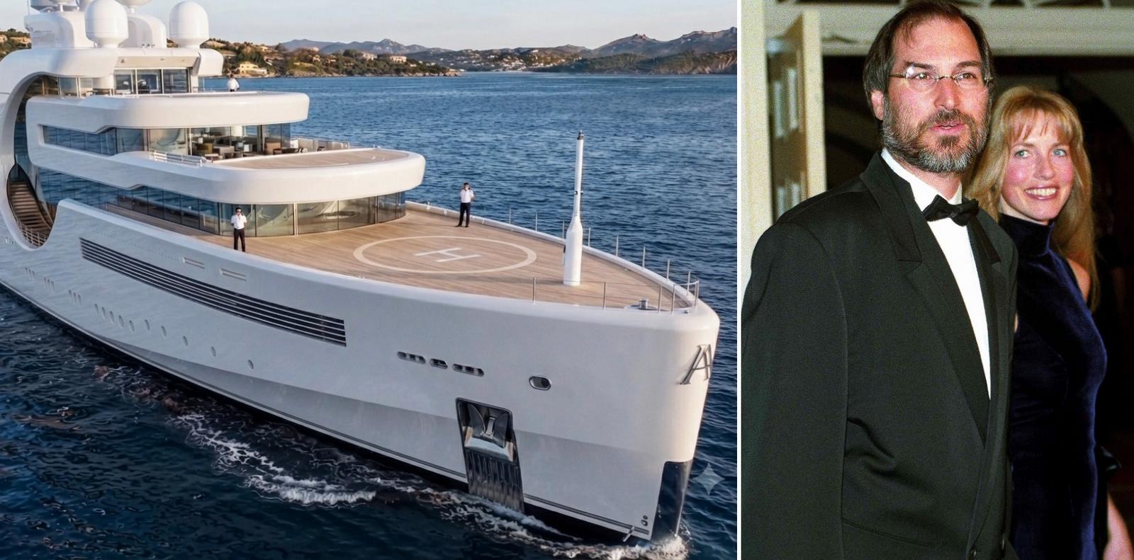 If Steve Jobs??? billionaire widow, Laurene, was in a mood to splurge and would upgrade her $120 million Venus superyacht, then this 344-foot concept, designed around a giant glass window with a two-storey lounge dressed in Apple Store minimalism, would be the perfect fit