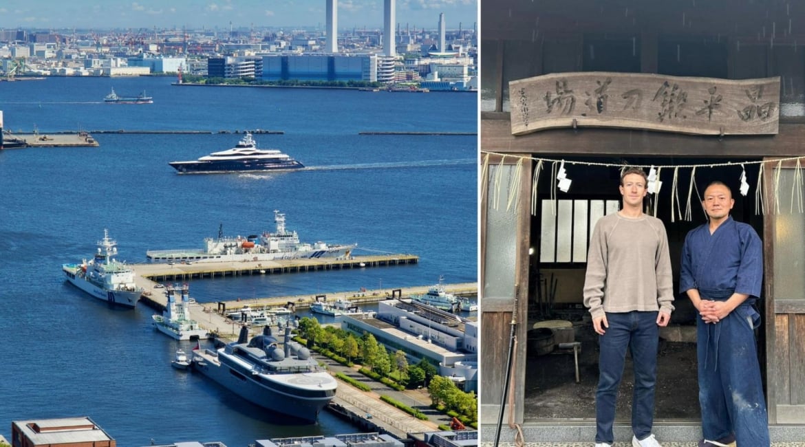 Mark Zuckerberg yacht in Yokohama