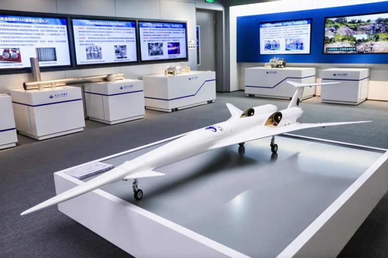China Mach 2 private jet