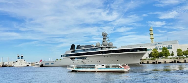 Mark Zuckerberg yacht in Yokohama