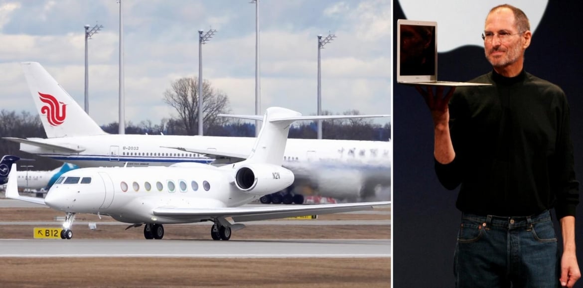 steve jobs jet sold
